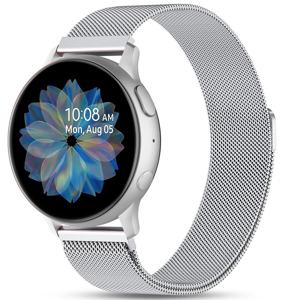 Pulseira Aço Inoxidável Magnética Milanese Para Smartwatch 20MM