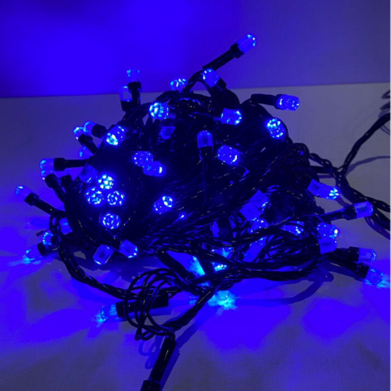 Pisca Pisca 100 Lâmpadas Azul LED Decoração Iluminação Premium Original Profissional Top Durável Resistente Prático