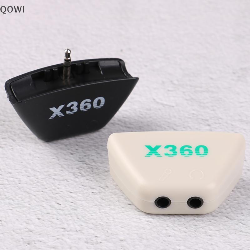 qo Fone De Ouvido Microfone Conversor De Áudio Adaptador Controlador Para xbox 360 br