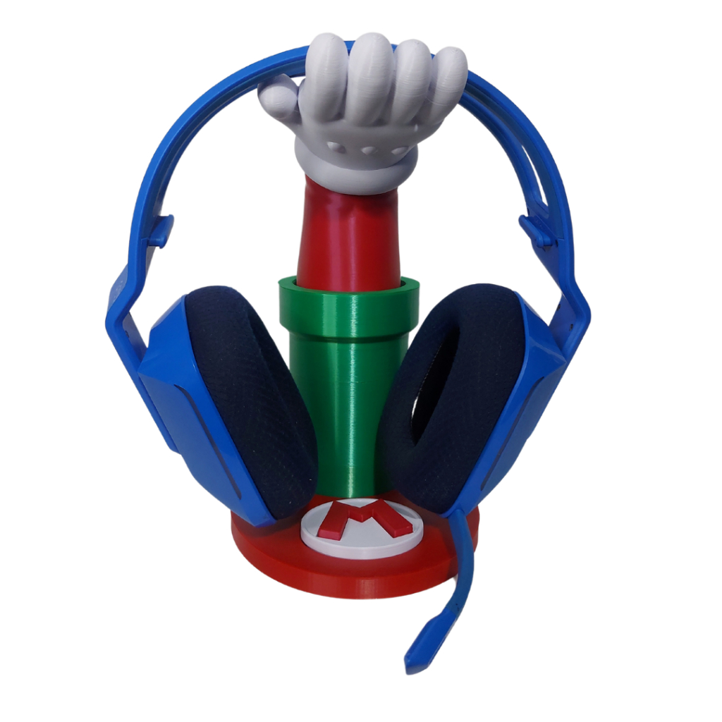 Super Mario Suporte para Headset e Fone de Ouvido 24cm