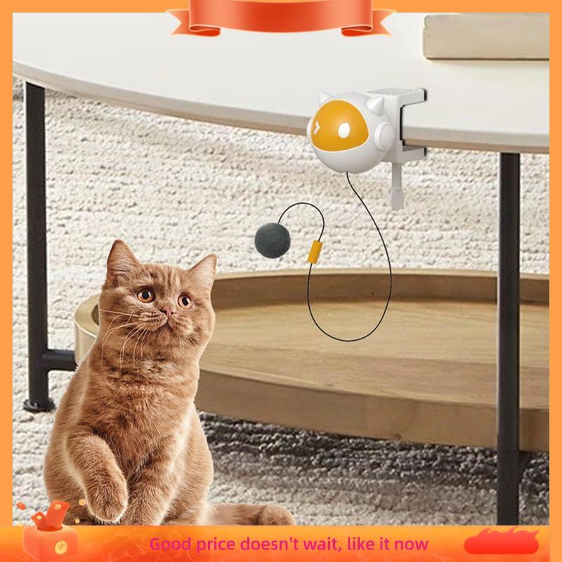 tuwu7 Electric Hang Cat Ball Toy Exercício Kitten Interativo Toys Brinquedo Automático Para Gatos Brincar E Exercícios