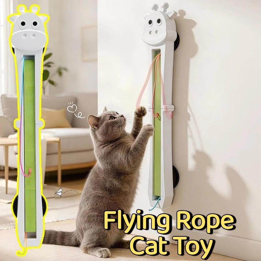 ZHDYEB Electric Cat Teaser , Brinquedo Interativo Ajustável Para Animais De Estimação Em Movimento Automático , Recarreg