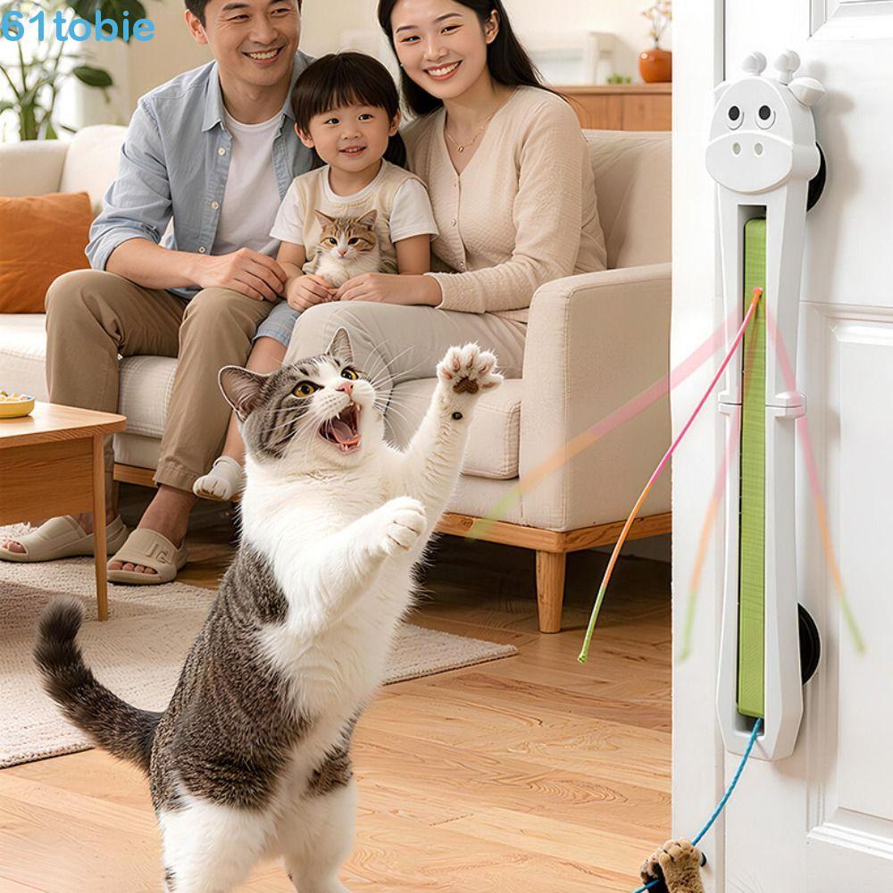 TOBIE Electric Cat Teaser , Brinquedo Interativo Criativo De Movimento Automático Para Animais De Estimação De Gato Com