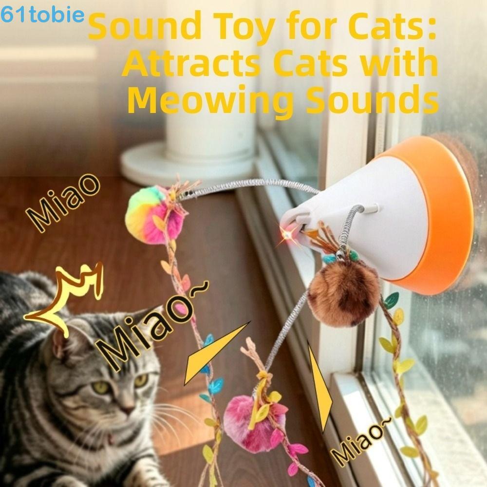 TOBIE Electric Cat Teaser , Com Brinquedo Para Animais De Estimação Rotação Automática Recarregável A Laser , Alivia O T