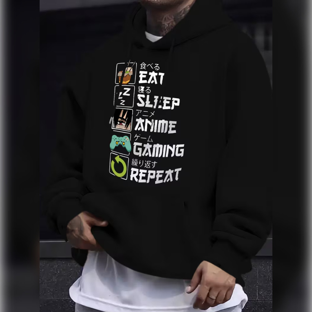 Moletom Premium Unissex Confortável Estampado Gaming Eat REF-5101