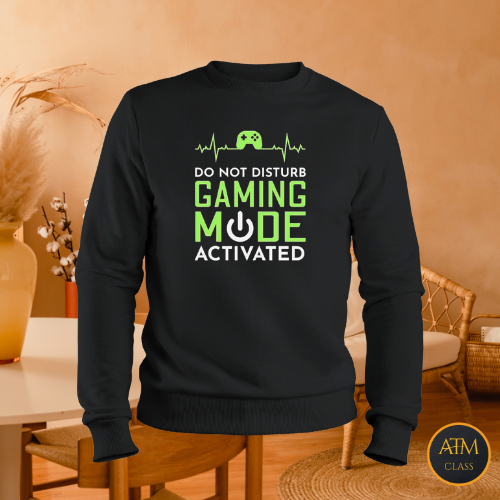 Moletom Casual Gaming Mode Activated Blusa Unissex Envio Imediato