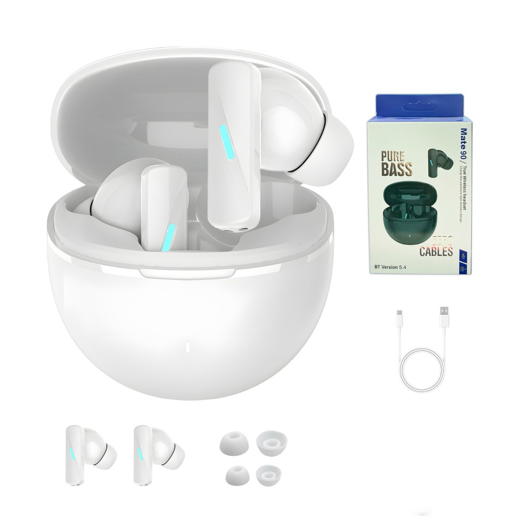 MT90 Gaming In-Ear Earbuds Wireless BT Headphones Auriculares Waterproof Touch Control Tws Earphones JORGE