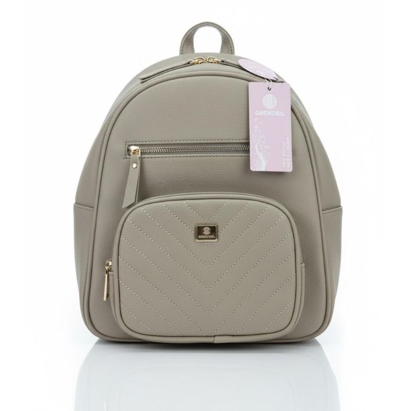 Mini Mochila Feminina Couro Sintético Casual Chic Nerd Girl
