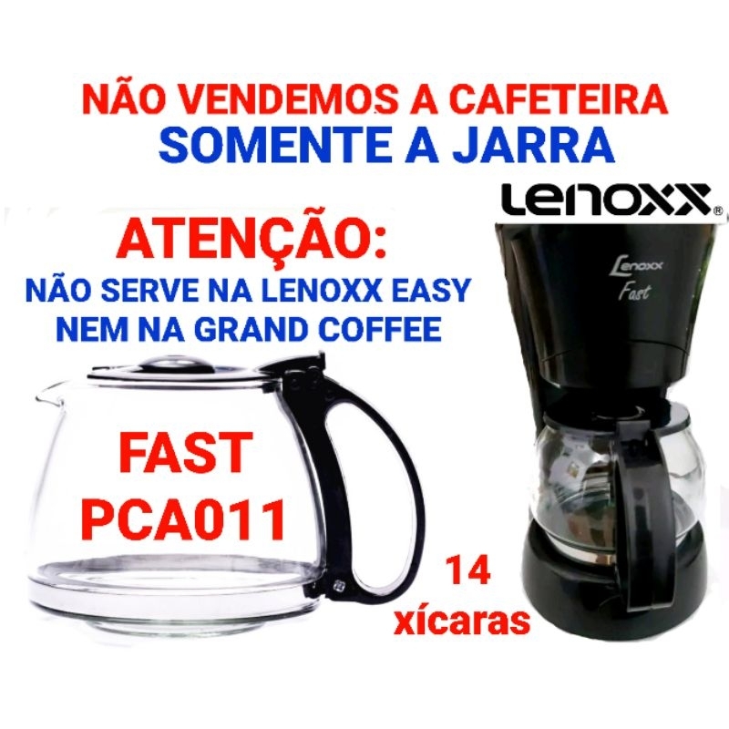 Jarra Para Cafeteira Lenoxx Fast Pca011 - 14 Xícaras - (COMPATÍVEL)