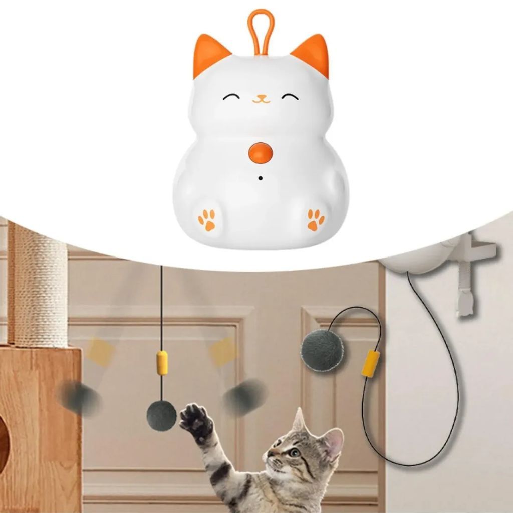 F, Automatic Teaser Kitten Toys Compact Usb Charging Self