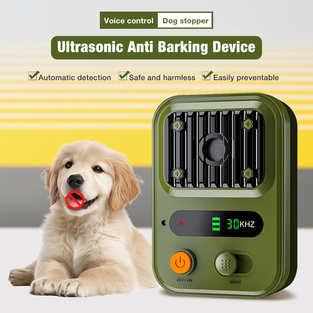 Rolha Ultrassônica Para Latidos De Cães , Dispositivo De Treinamento Animais De Estimação Recarregável Por USB Automátic