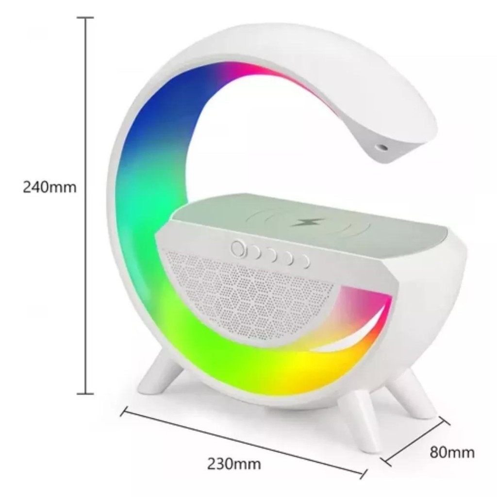 Luminária De Mesa G Speaker Smart Station Bluetooth C/ Som  top