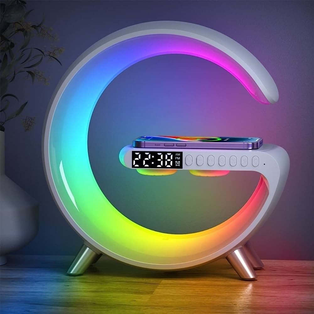 Luminaria G-speaker Smart Station Caixa De Som E Carregador546