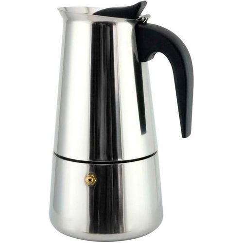 Cafeteira Italiana Inox Capacidade 6 Xícaras Design Premium Resistente