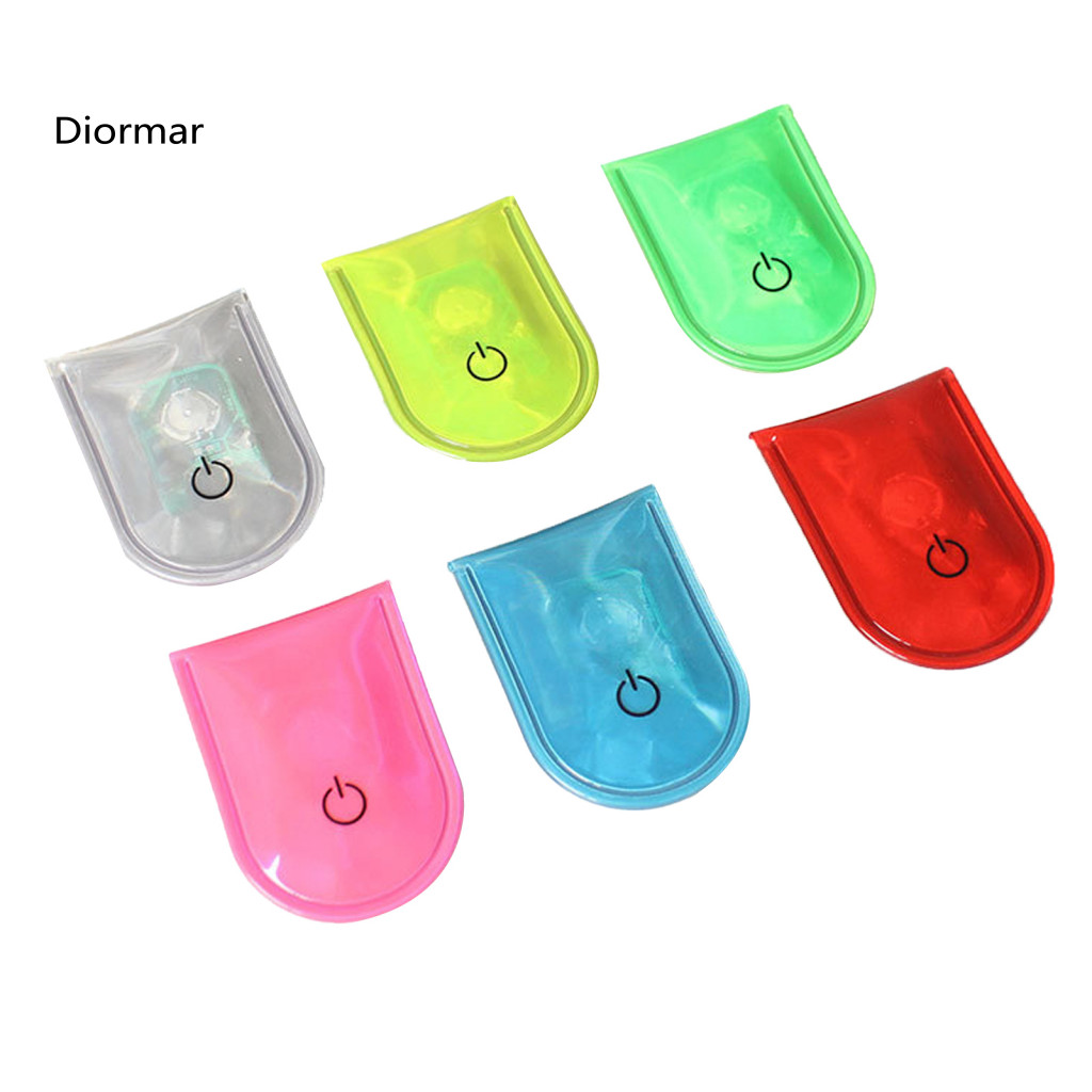 Reflective Led Lamp Magnetic Clip Waterproof Flashing Safety Light Strip – Lightweight Battery Powered for Hiking Runn