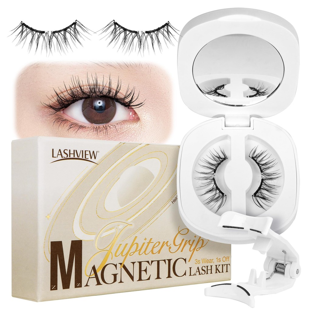 Cílios falsos magnéticos de Lashview