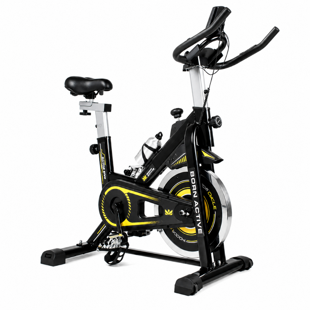 Bicicleta Spinning Active PRO Com roda de inércia de 13 kg e Bluetooth integrado Banco Super Soft