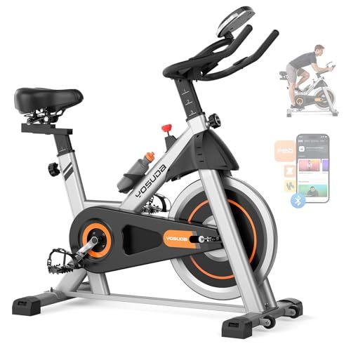 Bicicleta Ergométrica YOSUDA 16KG Silenciosa Bluetooth APP 150kg Indoor Bike Academia Casa