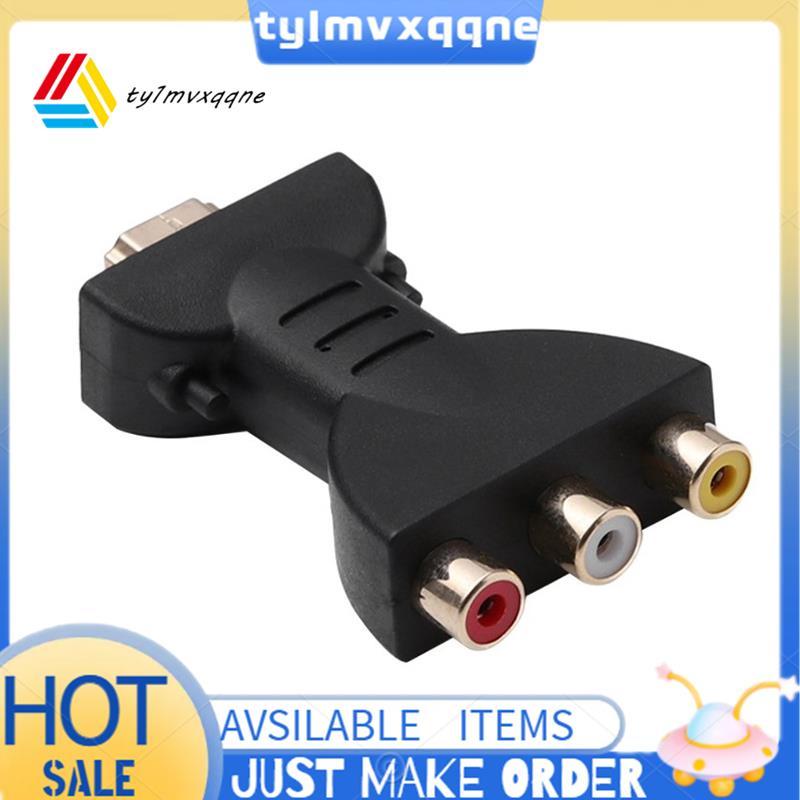 - Compatível Com 3 Adaptadores De Áudio E Vídeo RGB-Conector De Componente De Adaptador De Macho Para 3