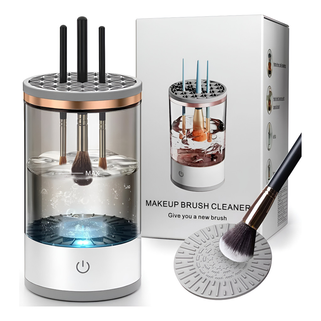 Limpador De Pinceis Maquiagem Secador Automático Usb Elétrico