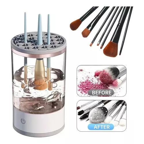 Limpador de Pinceis Maquiagem Secador Automático USB