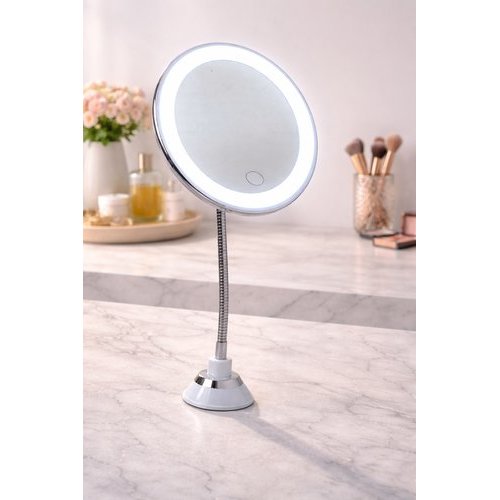 Espelho Led Recarregável Usb Iluminado Portátil Design Compacto Maquiagem