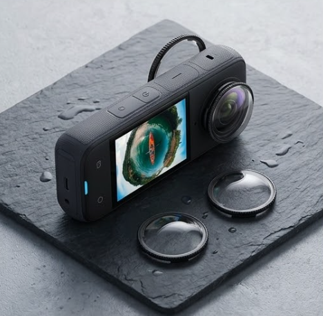 Protetor de Lente Para Insta360 X5 Premium - Proteção de Lente para Câmera de Ação
