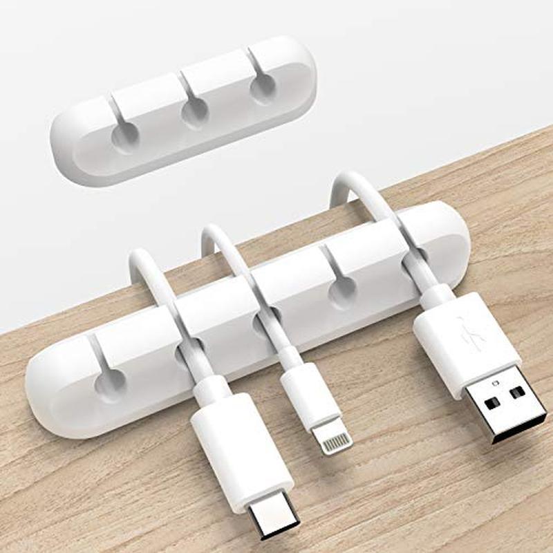 Cord Organizer, Cable Clips Cord Holder, Cable Management USB Cable Power Wire Cord Clips, 2 Packs Cable Organizers for
