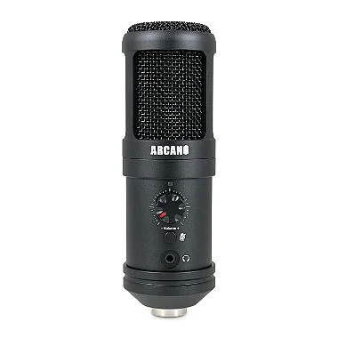 Microfone condensador USB Arcano STUDIO BLA-2 p/ estúdio e smartphone