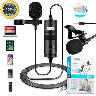 Microfone de Lapela Boya BY-M1 – Para Câmeras e Smartphones