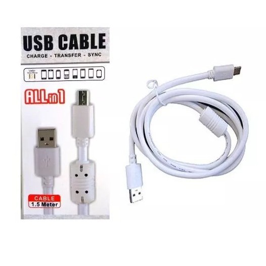 Cabo carregador 1,5 Metros Mic. V8 Mais Grosso para Smartphone e Tablet
