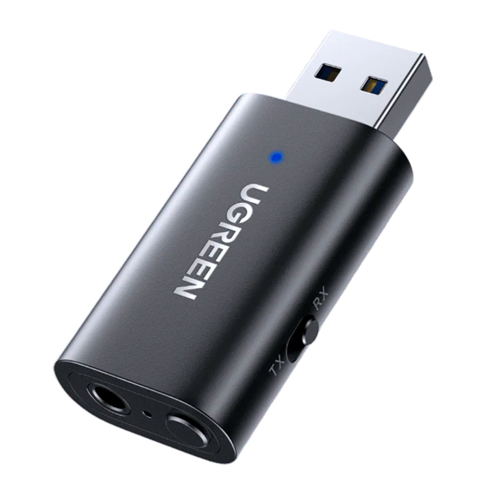 Transmissor Receptor Bluetooth Ugreen 2 in 1 Usb A Preto