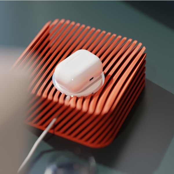 Bandeja de carregamento para fones de ouvidos Bluetooth