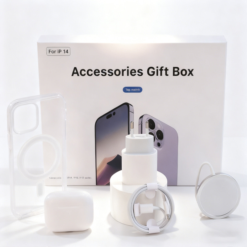 Capa para iPhone 5 em 1/carregador de indução/cabo de dados/fone de ouvido Bluetooth Airpods Pro/carregador de iPhone/ca