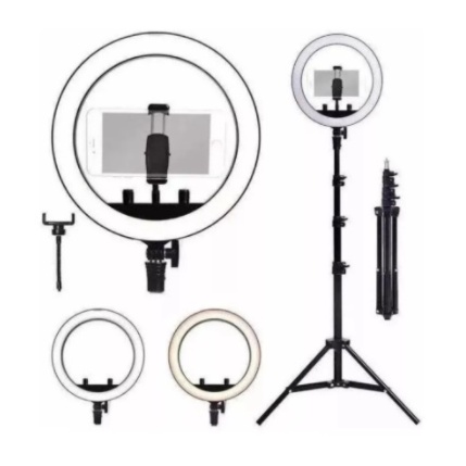 Ring Light Professional 26Cm Com Suporte Para Celular