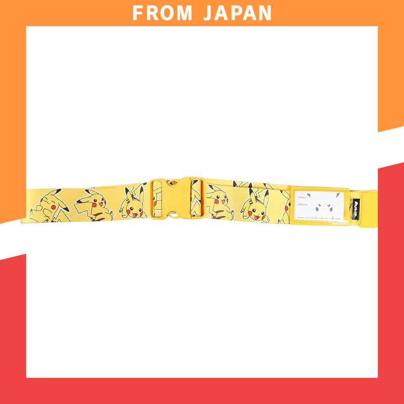 Pokemon Suitcase Belt Pikachu | Pocket Monster Trunk Belt One-Touch Travel Gear