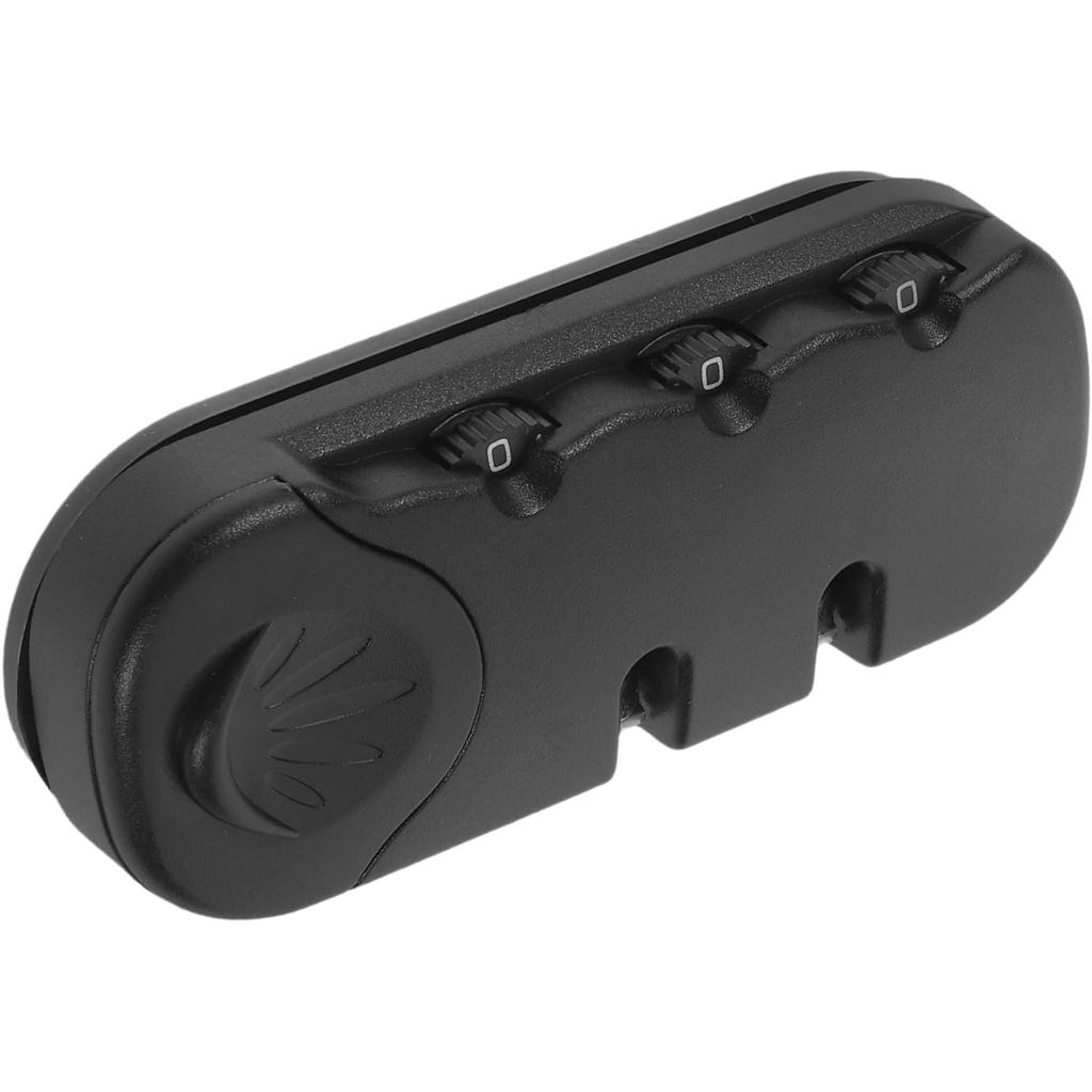 OUNONA Luggage Combination Password Lock 3-Digit Code Baggage Security Lock Replacement for Suitcases Travel Cases Tool