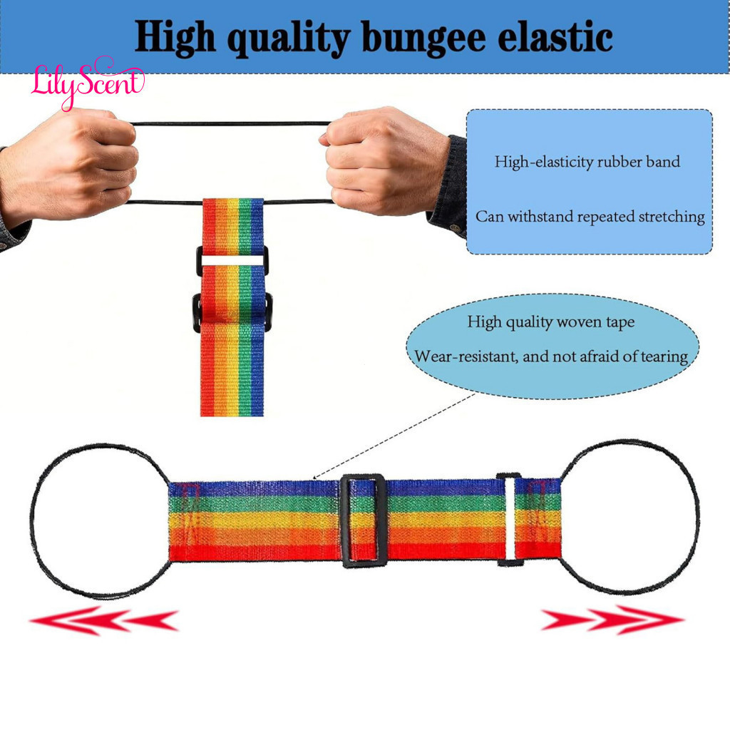 Suitcase Fastening Strap  2Pcs Adjustable Heavy Duty Luggage Straps with Non-Slip Buckles Travel Bag Connector Durable S