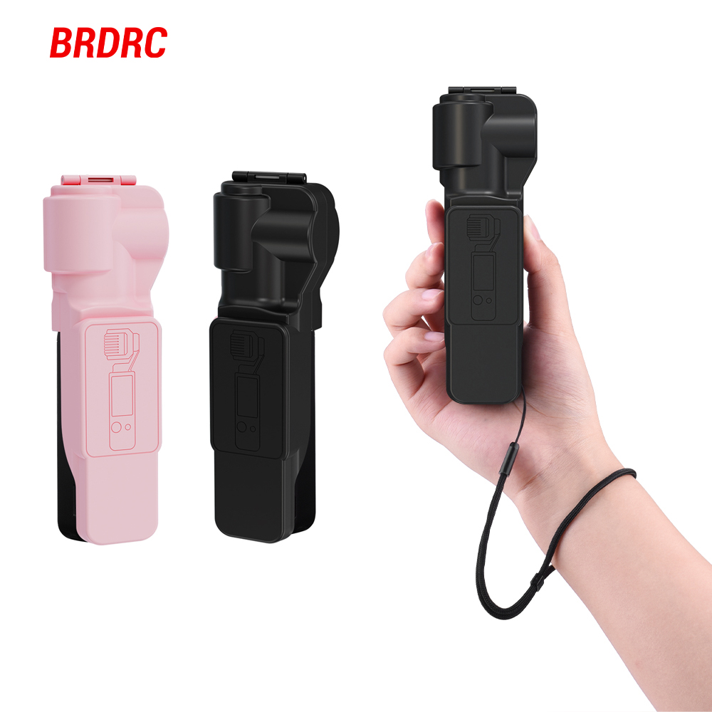 Nova Tampa de Lente BRDRC para a Câmera DJI Osmo Pocket 3, Carcaça Protetora para Tela, Estojo Resistência a Arranhões,
