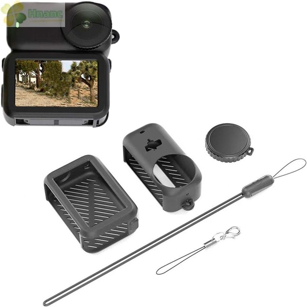 HNANC 3 Pçs/set Protetor , Proteção Total Com Capa Mole De Cordão , Tampa De Lente Para DJI Osmo Nano