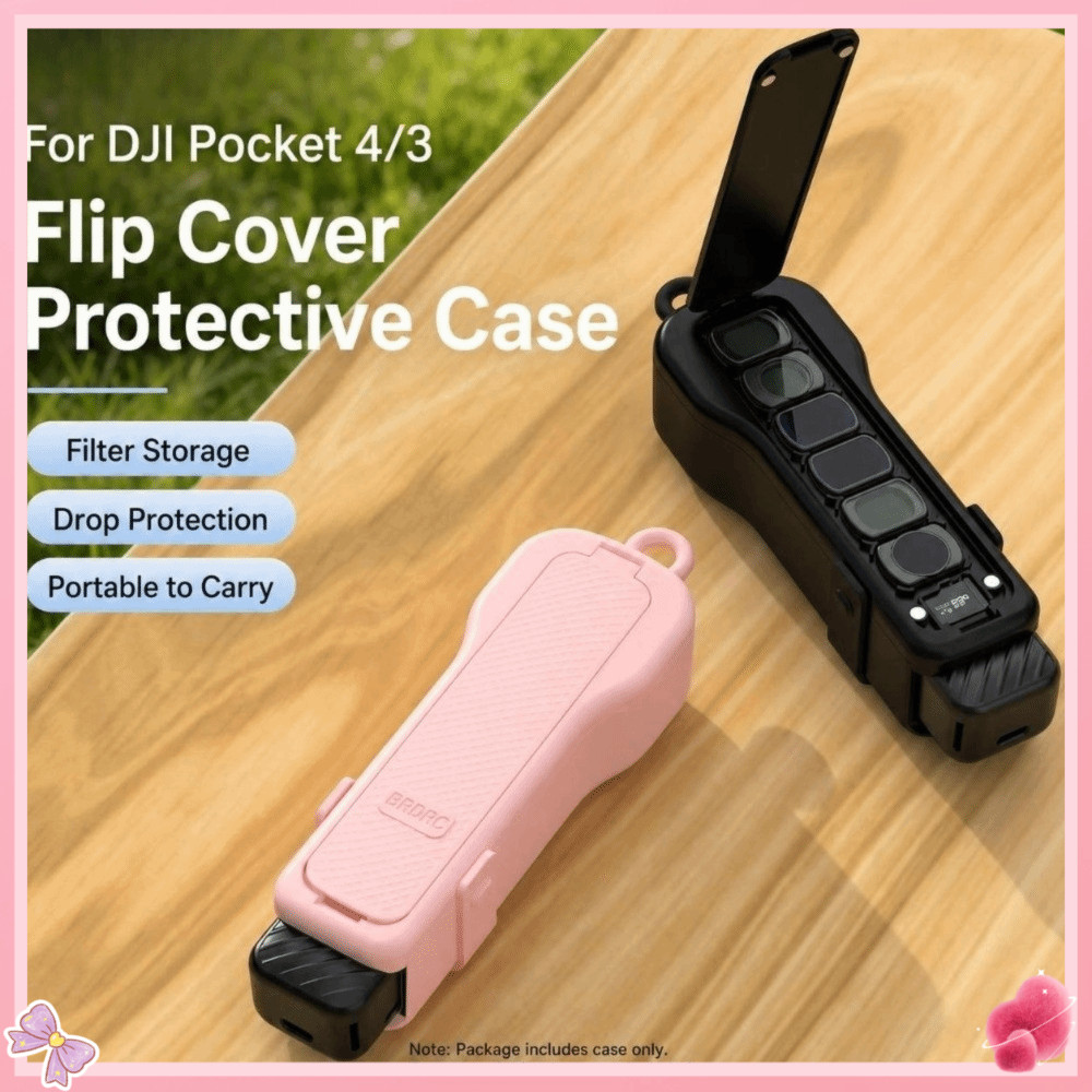 Winy1e Flip Protective , À Prova De Choque Com Alça , Antiarranhões Para DJI Osmo Pocket 4/3