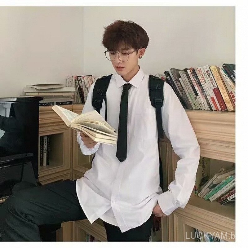 [New Product Special Sale]Professional business shirt for men, solid color, unisex, long-sleeved, professional formal we
