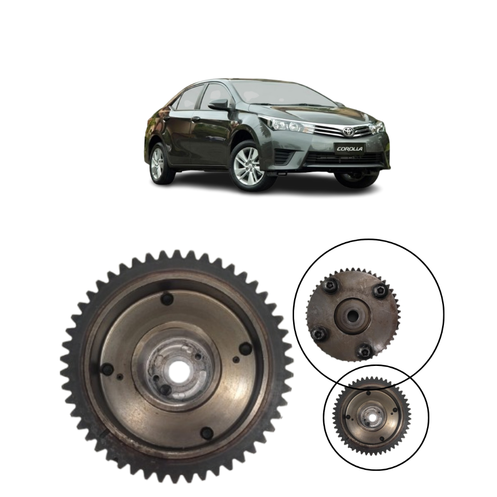 Polia Comando Corolla 1.8 / 2.0 16v Dual Vvt-i 2014 A 2019 Semi Nova