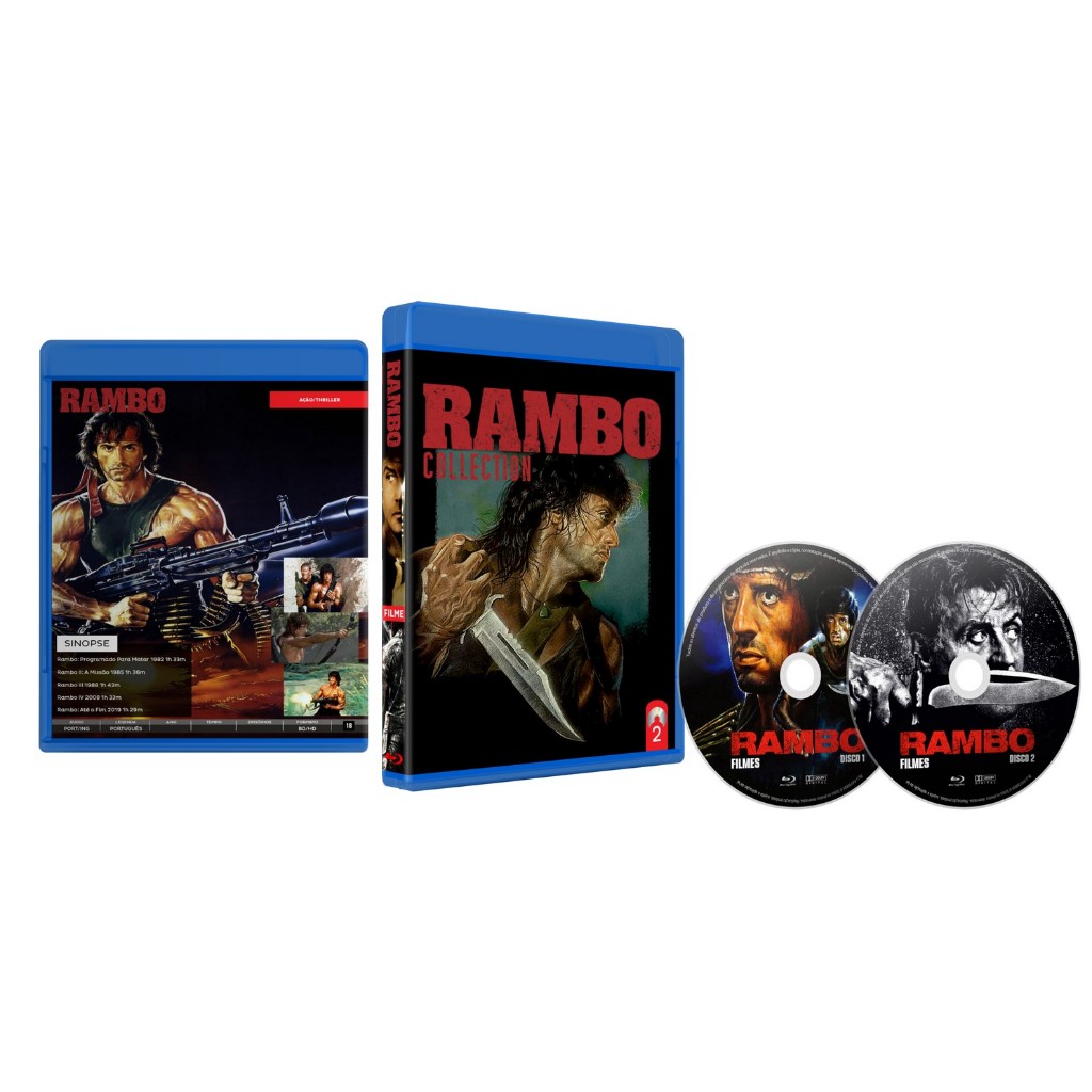 Bluray Rambo Todos Os Filmes (1982 - 2019) Dual Áudio Fullhd