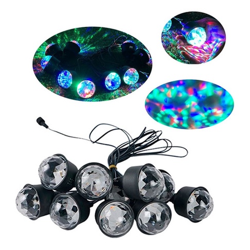 6 Varal Luzes Rgbww Para Decoração Bivolt 20w
