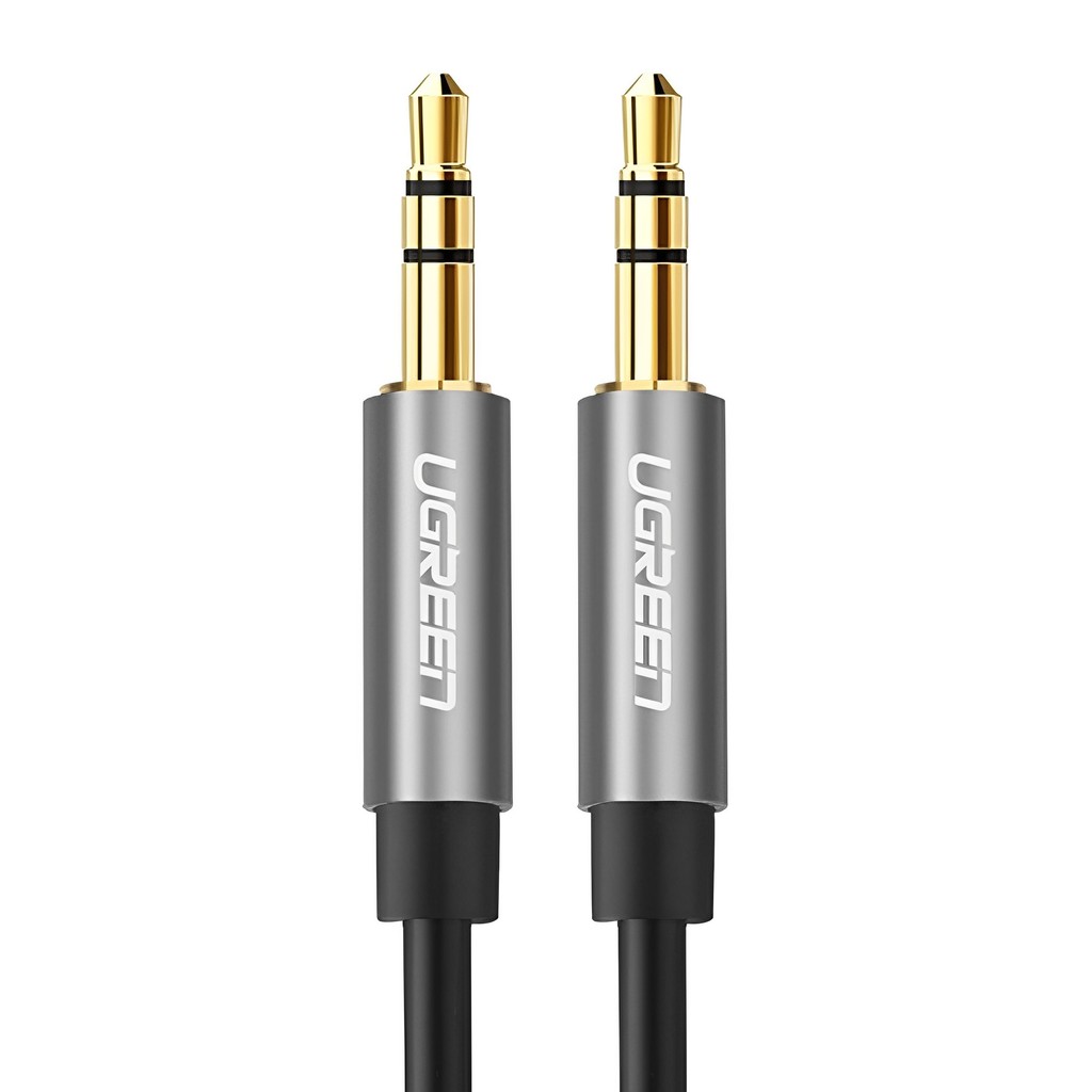 Cabo de Áudio Auxiliar P2 Ugreen 3.5mm Macho 2 Metros Preto