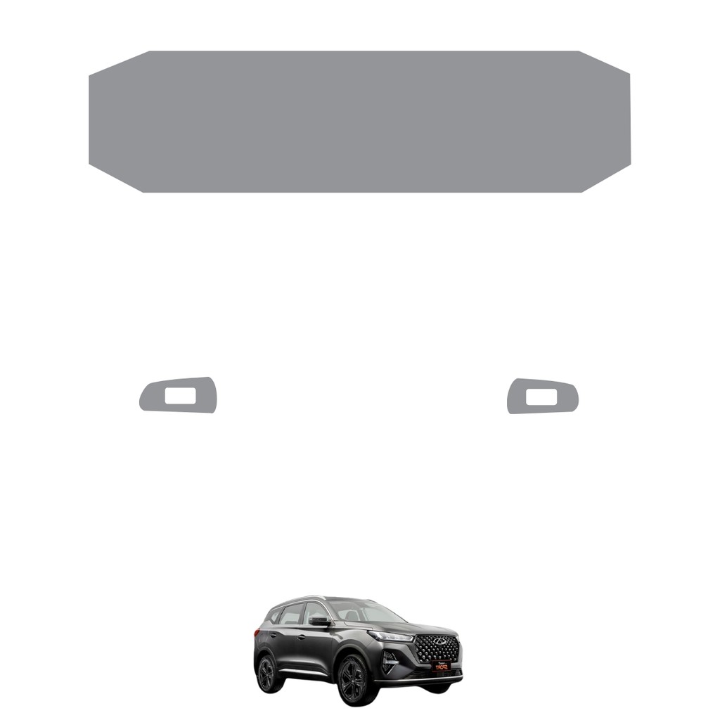 Película PPF Proteção Kit Botões Volante Velocímetro Chery Tiggo 7 Pro 2022 2023 2024 2025 Transparente TPU Anti Risco