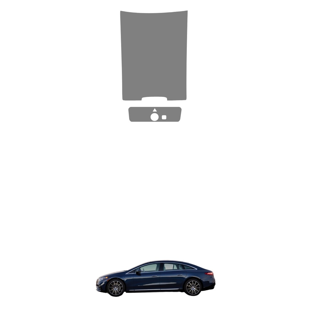 Película PPF Proteção Kit Console Central Mercedes EQS 53 4MAGIC 2022 2023 2024 Transparente TPU Anti Risco