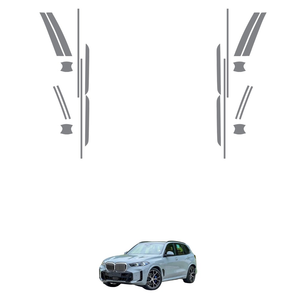 Película PPF Proteção Kit Portas BMW X5 2024 2025 2026 Transparente TPU Anti Risco