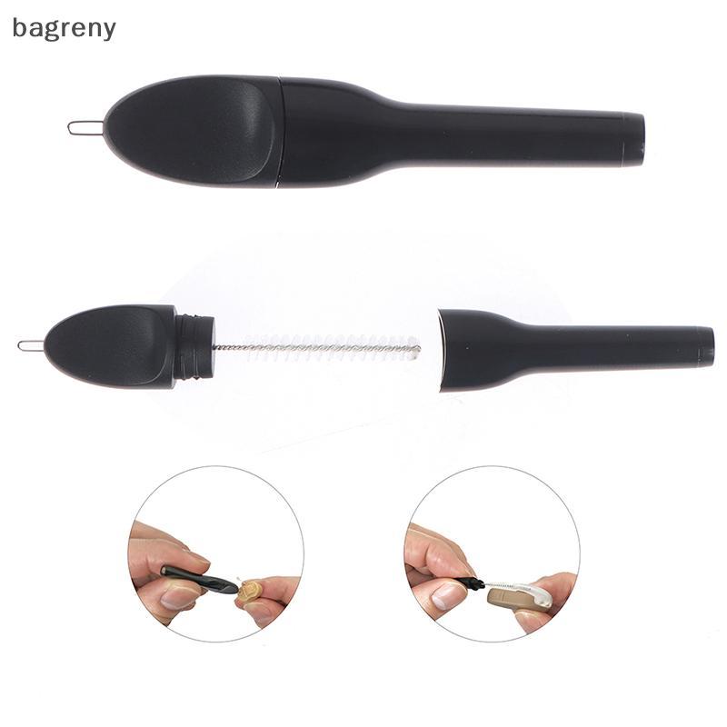 [bagreny] 1Pc Escova De Limpeza De Aparelhos Auditivos Manutenção Ímã Ferramenta Para Cuidados Com Os Ouvidos BR